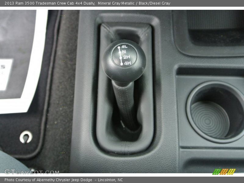 Mineral Gray Metallic / Black/Diesel Gray 2013 Ram 3500 Tradesman Crew Cab 4x4 Dually
