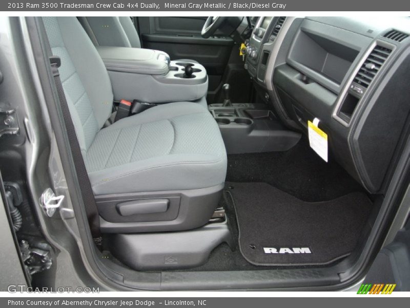 Mineral Gray Metallic / Black/Diesel Gray 2013 Ram 3500 Tradesman Crew Cab 4x4 Dually