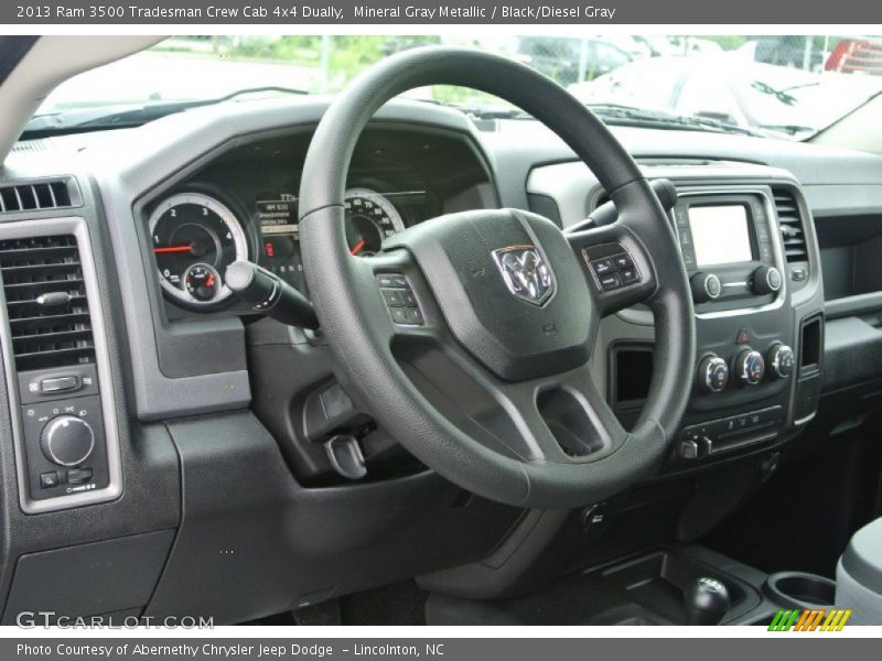 Mineral Gray Metallic / Black/Diesel Gray 2013 Ram 3500 Tradesman Crew Cab 4x4 Dually