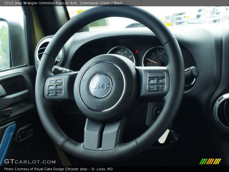 Commando Green / Black 2013 Jeep Wrangler Unlimited Rubicon 4x4