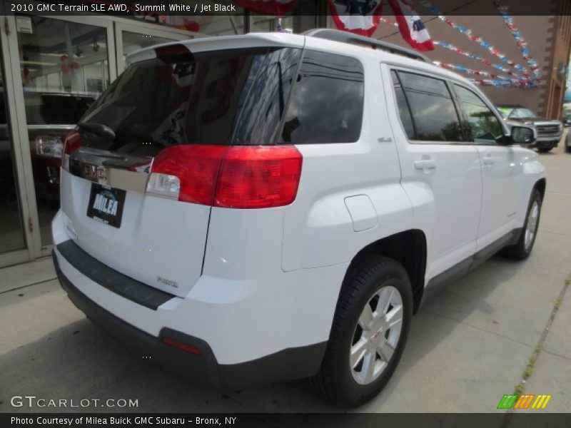 Summit White / Jet Black 2010 GMC Terrain SLE AWD