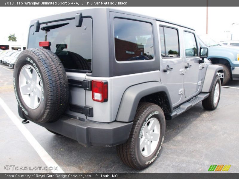 Billet Silver Metallic / Black 2013 Jeep Wrangler Unlimited Sport S 4x4