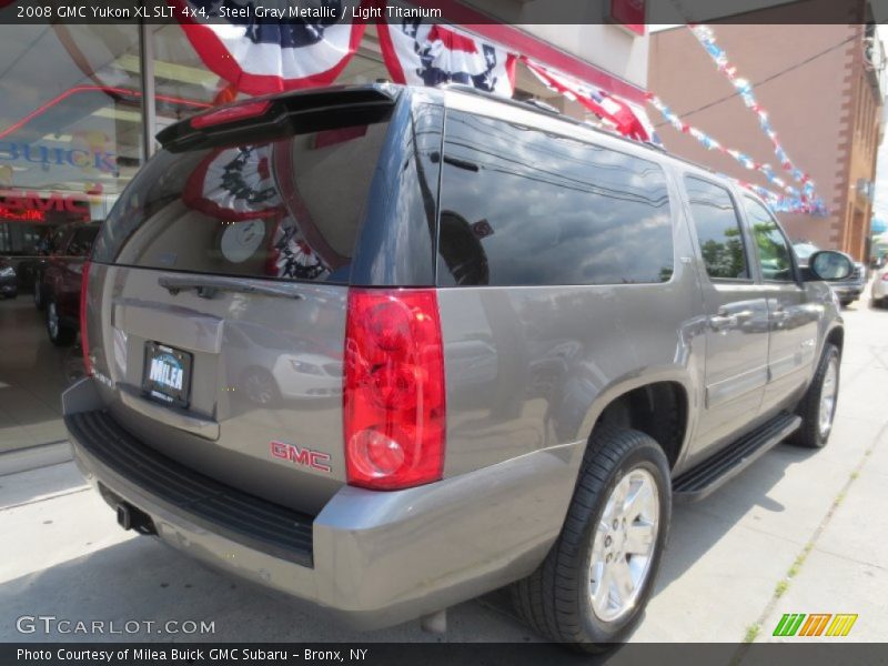 Steel Gray Metallic / Light Titanium 2008 GMC Yukon XL SLT 4x4
