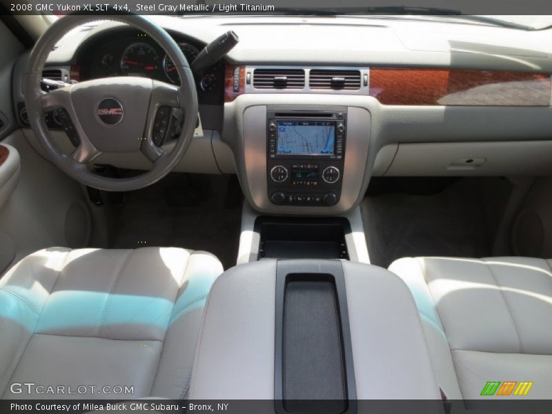 Steel Gray Metallic / Light Titanium 2008 GMC Yukon XL SLT 4x4