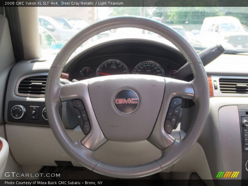 Steel Gray Metallic / Light Titanium 2008 GMC Yukon XL SLT 4x4