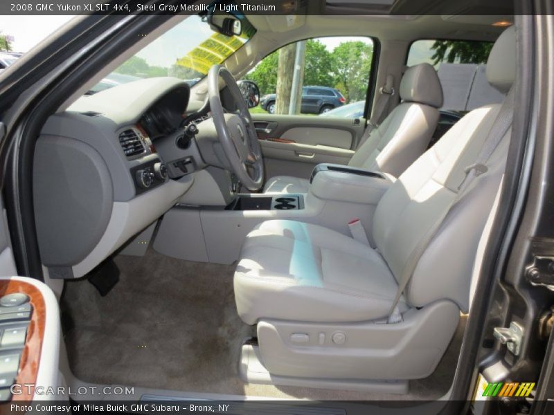 Steel Gray Metallic / Light Titanium 2008 GMC Yukon XL SLT 4x4
