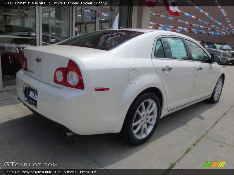 White Diamond Tricoat / Ebony 2011 Chevrolet Malibu LTZ