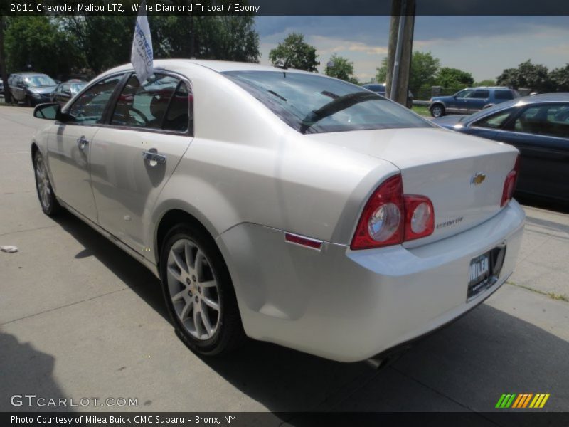 White Diamond Tricoat / Ebony 2011 Chevrolet Malibu LTZ