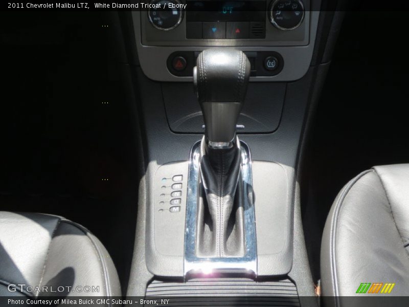 White Diamond Tricoat / Ebony 2011 Chevrolet Malibu LTZ