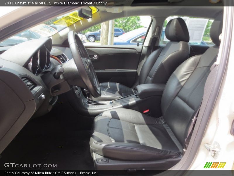 White Diamond Tricoat / Ebony 2011 Chevrolet Malibu LTZ