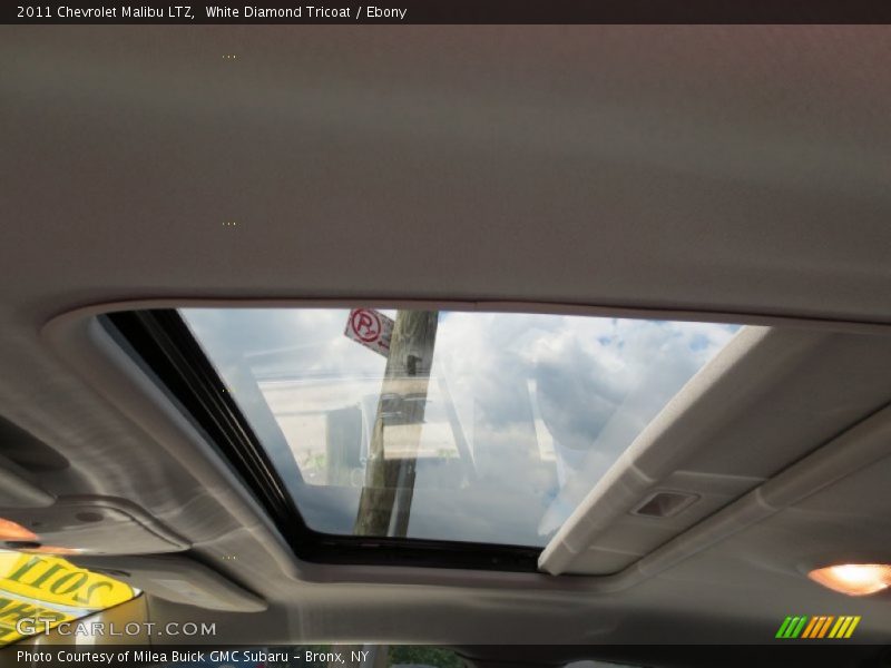 White Diamond Tricoat / Ebony 2011 Chevrolet Malibu LTZ