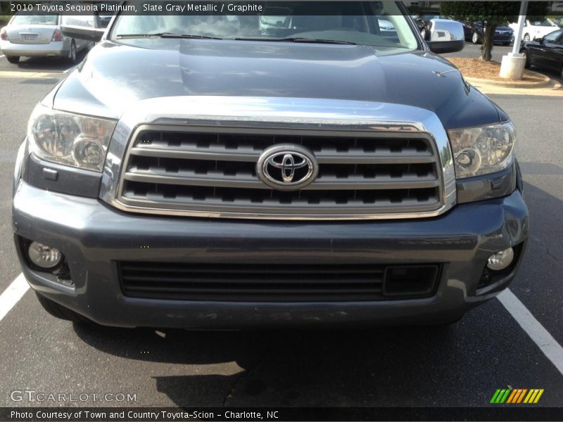 Slate Gray Metallic / Graphite 2010 Toyota Sequoia Platinum
