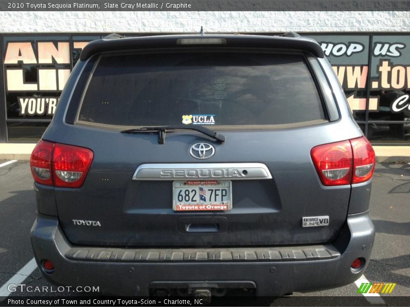 Slate Gray Metallic / Graphite 2010 Toyota Sequoia Platinum