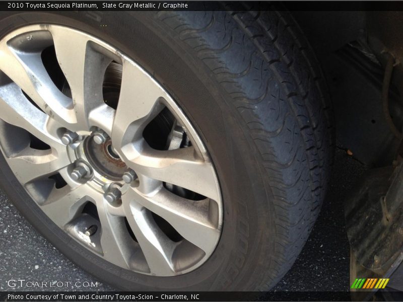 Slate Gray Metallic / Graphite 2010 Toyota Sequoia Platinum