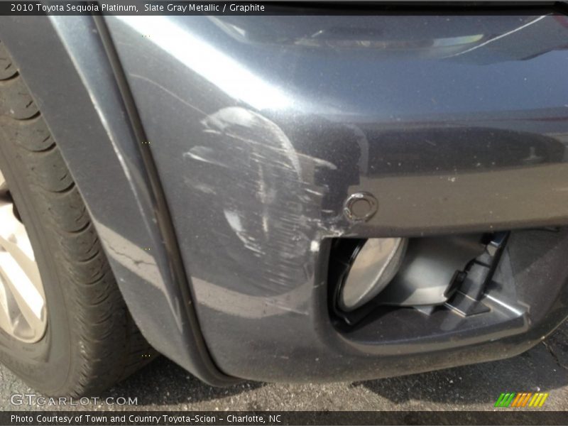 Slate Gray Metallic / Graphite 2010 Toyota Sequoia Platinum