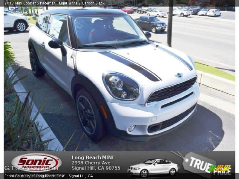 Light White / Carbon Black 2013 Mini Cooper S Paceman