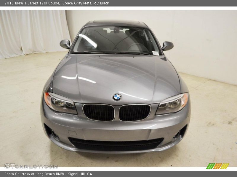 Space Gray Metallic / Black 2013 BMW 1 Series 128i Coupe