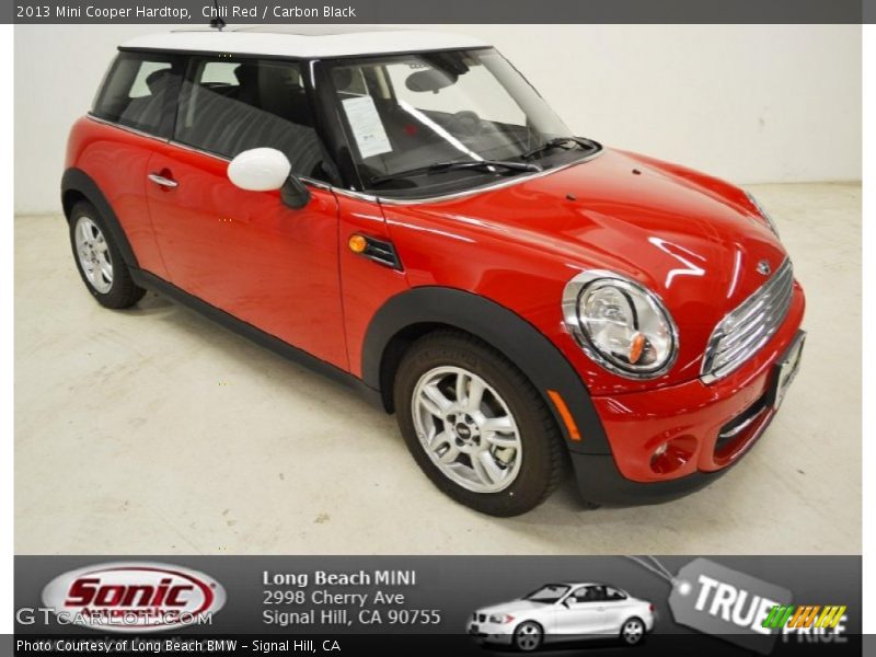 Chili Red / Carbon Black 2013 Mini Cooper Hardtop