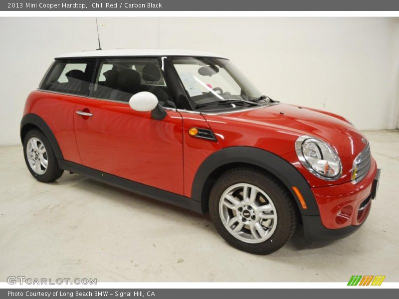 Chili Red / Carbon Black 2013 Mini Cooper Hardtop