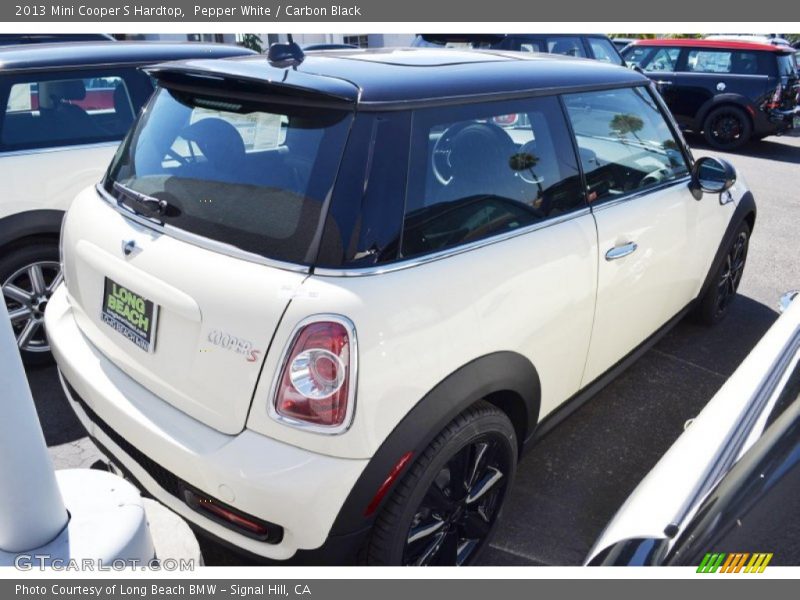 Pepper White / Carbon Black 2013 Mini Cooper S Hardtop
