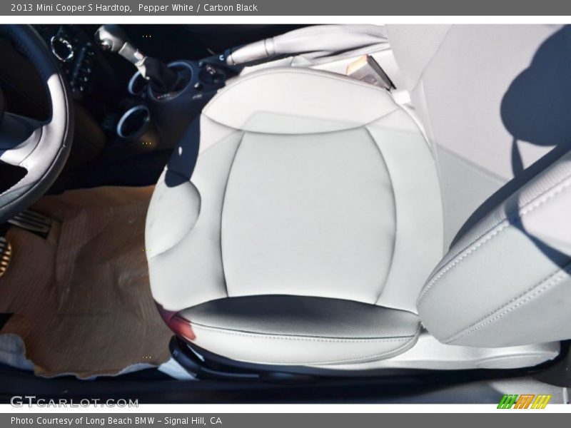 Pepper White / Carbon Black 2013 Mini Cooper S Hardtop