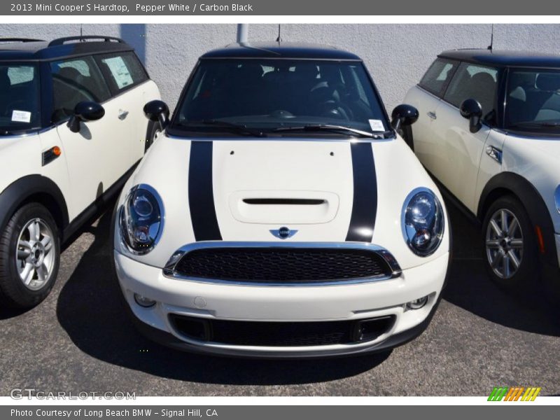 Pepper White / Carbon Black 2013 Mini Cooper S Hardtop