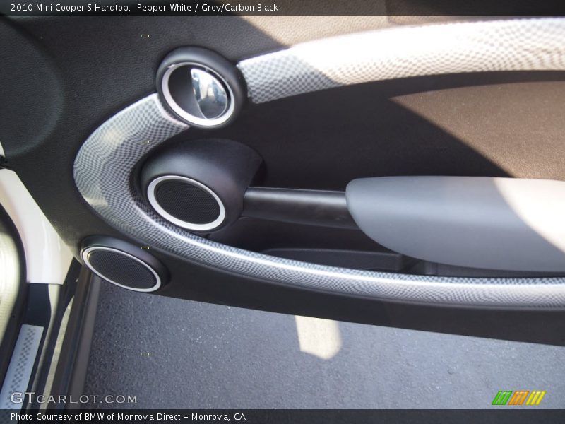 Pepper White / Grey/Carbon Black 2010 Mini Cooper S Hardtop