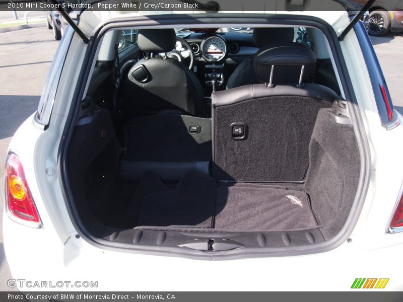 Pepper White / Grey/Carbon Black 2010 Mini Cooper S Hardtop