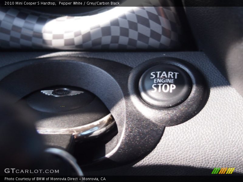 Pepper White / Grey/Carbon Black 2010 Mini Cooper S Hardtop