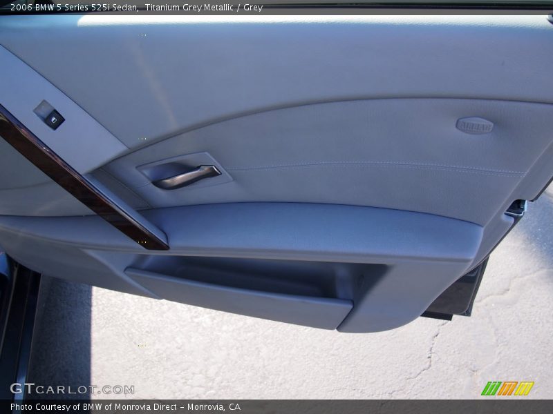 Titanium Grey Metallic / Grey 2006 BMW 5 Series 525i Sedan