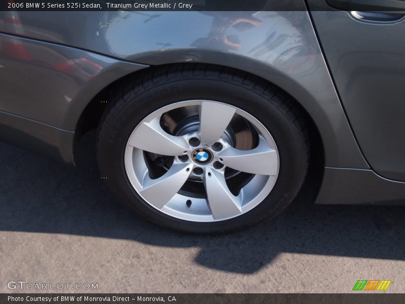 Titanium Grey Metallic / Grey 2006 BMW 5 Series 525i Sedan