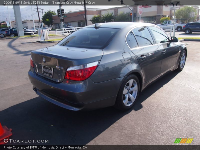 Titanium Grey Metallic / Grey 2006 BMW 5 Series 525i Sedan