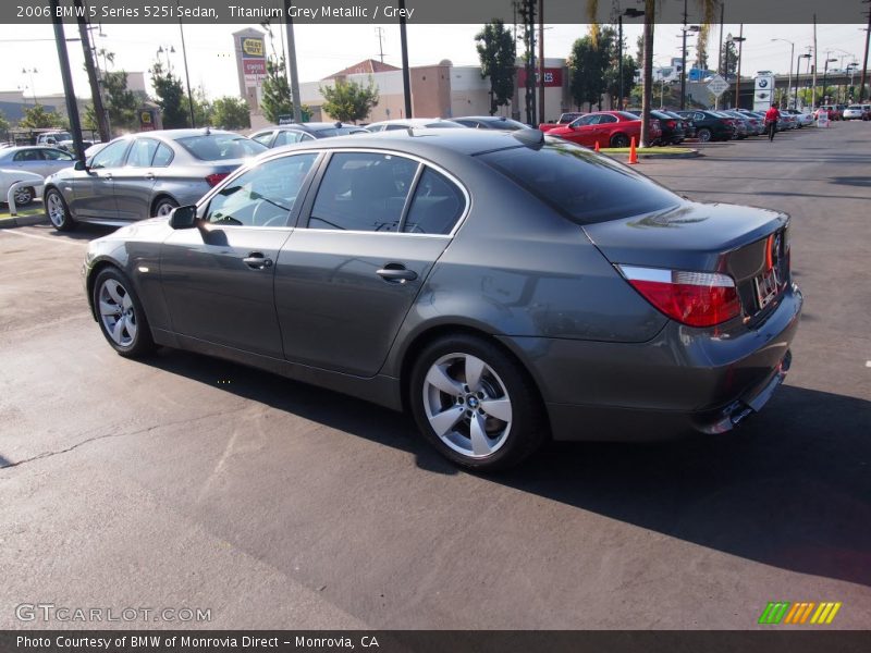 Titanium Grey Metallic / Grey 2006 BMW 5 Series 525i Sedan