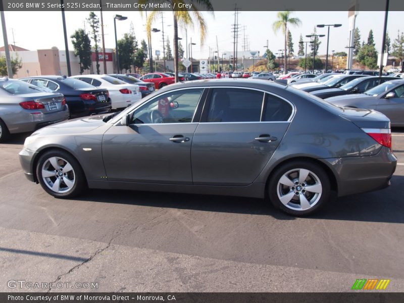 Titanium Grey Metallic / Grey 2006 BMW 5 Series 525i Sedan