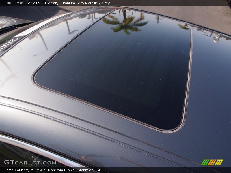 Titanium Grey Metallic / Grey 2006 BMW 5 Series 525i Sedan