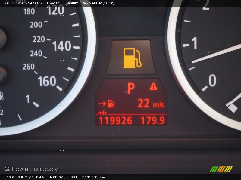 Titanium Grey Metallic / Grey 2006 BMW 5 Series 525i Sedan