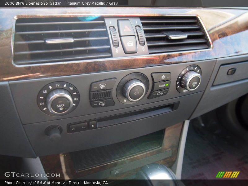 Titanium Grey Metallic / Grey 2006 BMW 5 Series 525i Sedan