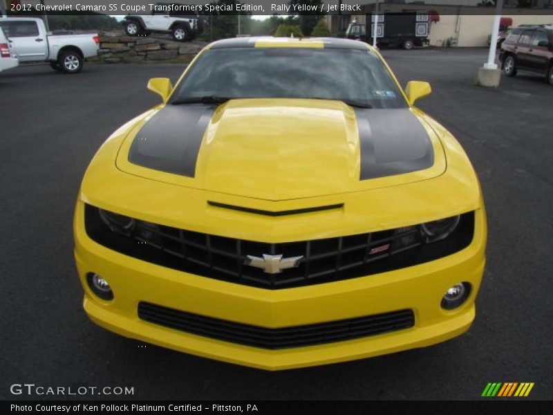 Rally Yellow / Jet Black 2012 Chevrolet Camaro SS Coupe Transformers Special Edition
