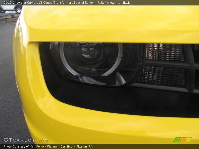 Rally Yellow / Jet Black 2012 Chevrolet Camaro SS Coupe Transformers Special Edition