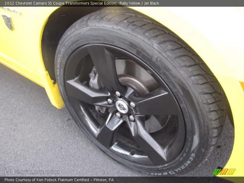 Rally Yellow / Jet Black 2012 Chevrolet Camaro SS Coupe Transformers Special Edition