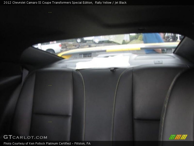 Rally Yellow / Jet Black 2012 Chevrolet Camaro SS Coupe Transformers Special Edition