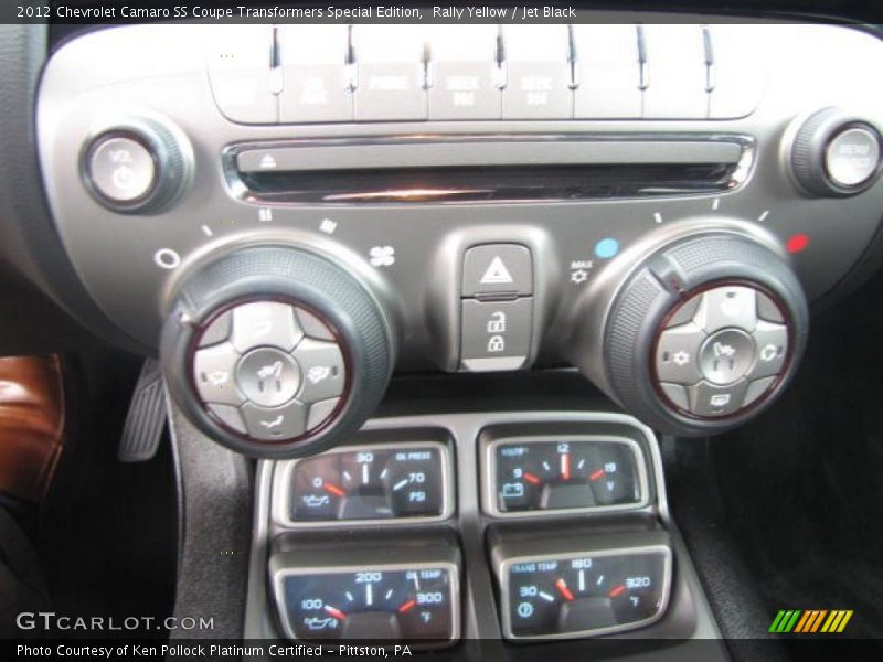 Controls of 2012 Camaro SS Coupe Transformers Special Edition