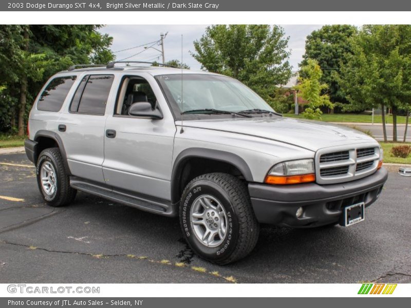 Bright Silver Metallic / Dark Slate Gray 2003 Dodge Durango SXT 4x4