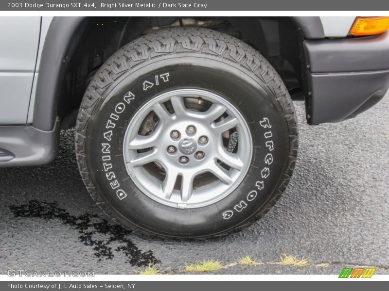 Bright Silver Metallic / Dark Slate Gray 2003 Dodge Durango SXT 4x4