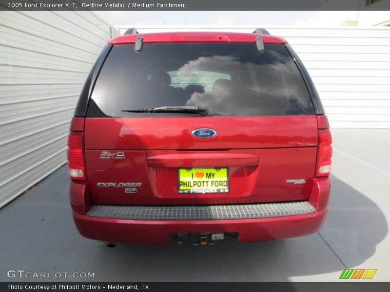 Redfire Metallic / Medium Parchment 2005 Ford Explorer XLT