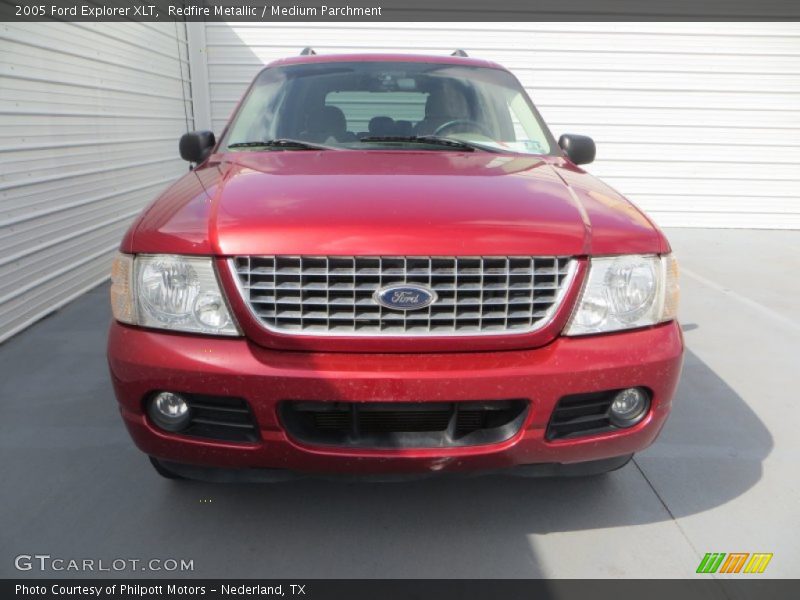 Redfire Metallic / Medium Parchment 2005 Ford Explorer XLT