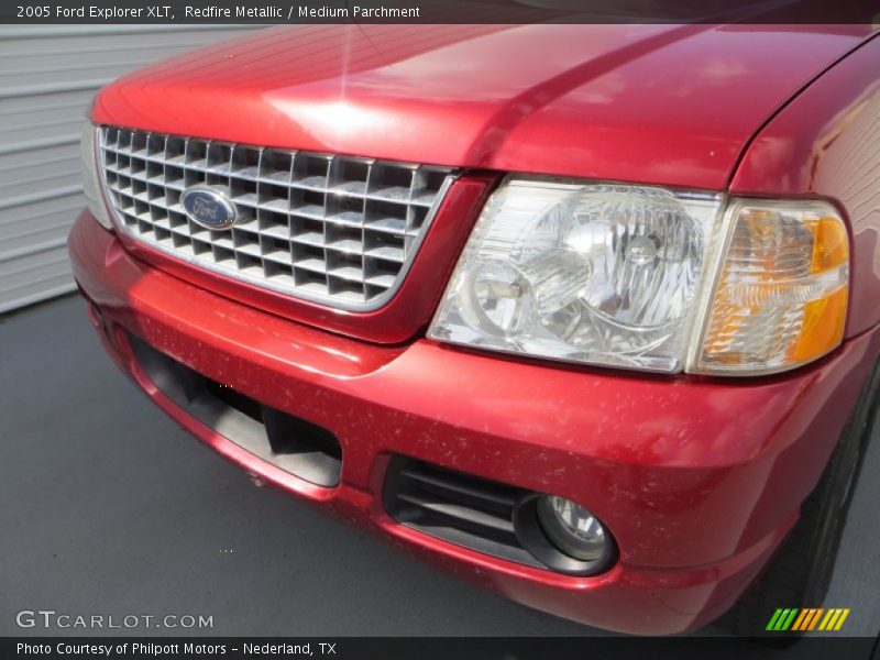 Redfire Metallic / Medium Parchment 2005 Ford Explorer XLT
