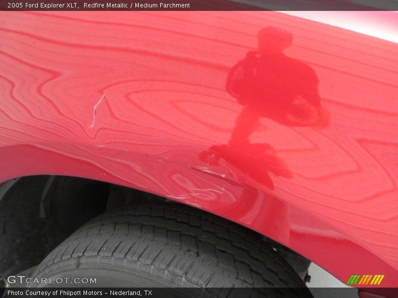 Redfire Metallic / Medium Parchment 2005 Ford Explorer XLT