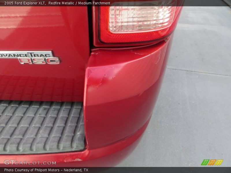 Redfire Metallic / Medium Parchment 2005 Ford Explorer XLT