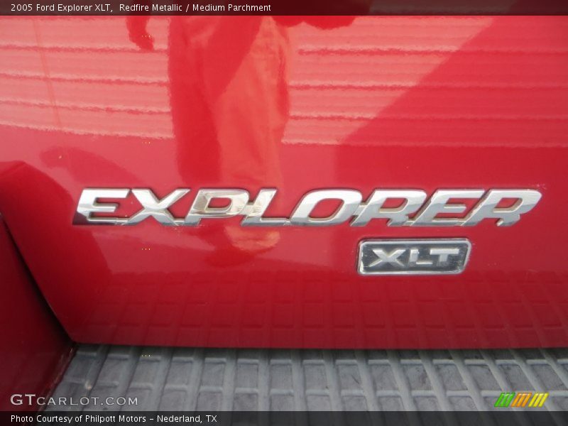 Redfire Metallic / Medium Parchment 2005 Ford Explorer XLT